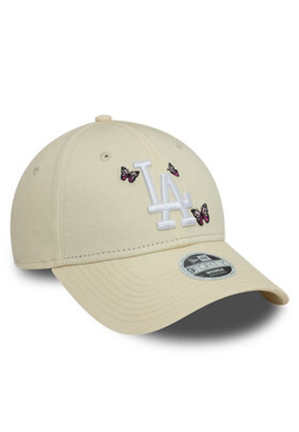 New Era Czapka z daszkiem LA Dodgers Icon 9FORTY 60595342 Beżowy. Kolor: beżowy. Materiał: bawełna, materiał