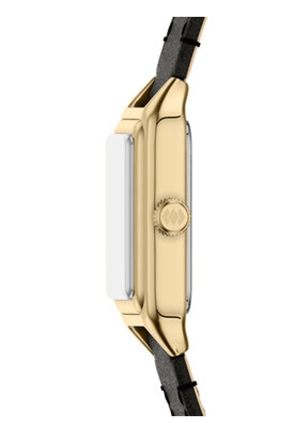 Fossil Zegarek Raquel Mini ES5470 Czarny. Kolor: czarny. Materiał: skóra