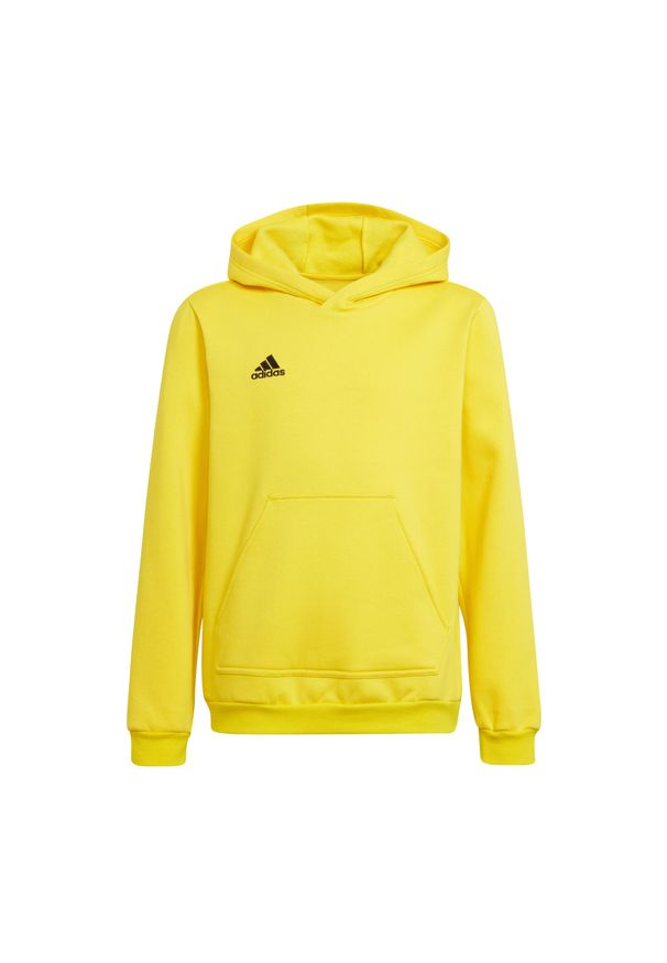 Adidas - Bluza piłkarska dla dzieci adidas Entrada 22 Hoody. Kolor: czarny, wielokolorowy, żółty. Sport: piłka nożna