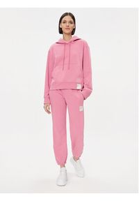 Please Spodnie materiałowe P2SHBUT000 Różowy Regular Fit. Kolor: różowy. Materiał: bawełna #4