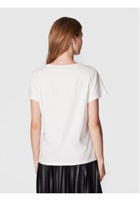 Liu Jo Sport T-Shirt TF2166 J0088 Biały Regular Fit. Kolor: biały. Materiał: bawełna. Styl: sportowy