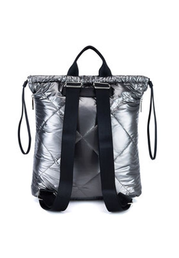 MEXX Plecak MEXX-K-010-06 Srebrny. Kolor: srebrny. Materiał: poliester, materiał