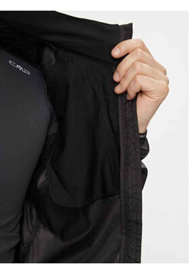 CMP Kurtka do biegania 3C46777T Czarny Regular Fit. Kolor: czarny. Materiał: syntetyk