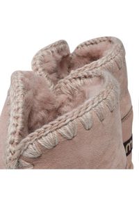 Mou Śniegowce Eskimo 18 FW101001A Różowy. Kolor: różowy. Materiał: zamsz, skóra #4