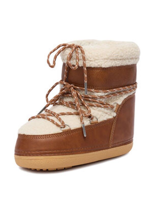 DeeZee Śniegowce NS904B-01 Brązowy. Kolor: brązowy. Materiał: materiał