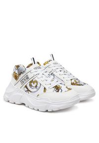 Versace Jeans Couture Sneakersy 78YA3SC2 Biały. Kolor: biały. Materiał: skóra #5