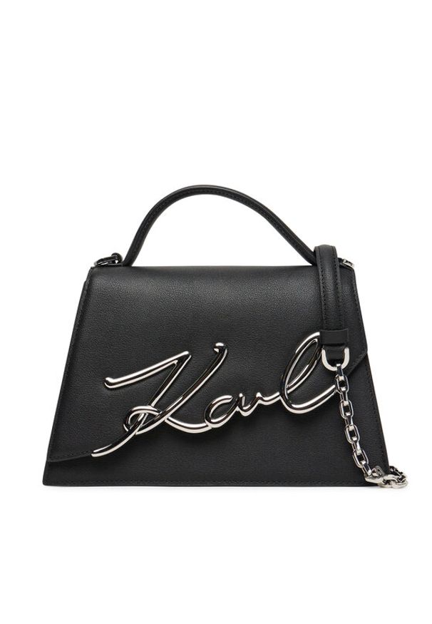 Karl Lagerfeld - KARL LAGERFELD Torebka A1W30036 Czarny. Kolor: czarny. Materiał: skórzane
