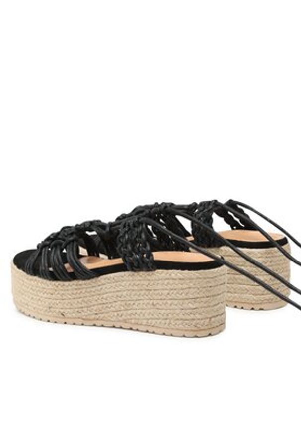 DeeZee Espadryle RT220681 Czarny. Kolor: czarny. Materiał: materiał