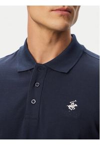 Beverly Hills Polo Club Polo P-SS26M-P450124 Granatowy Regular Fit. Typ kołnierza: polo. Kolor: niebieski. Materiał: bawełna #3