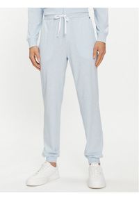 BOSS - Boss Spodnie dresowe Mix&Match 50515305 Błękitny Regular Fit. Kolor: niebieski. Materiał: bawełna