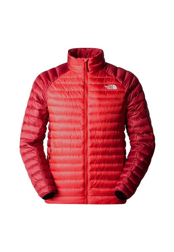 Kurtka The North Face Bettaforca 0A87GY7IR1 - czerwona. Okazja: na co dzień. Kolor: czerwony. Materiał: materiał, poliester, puch. Sezon: jesień, zima. Styl: casual