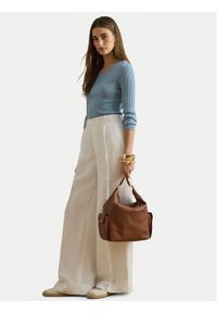 Lauren Ralph Lauren - LAUREN RALPH LAUREN Torebka 431P10123001 Brązowy. Kolor: brązowy. Materiał: skórzane #1