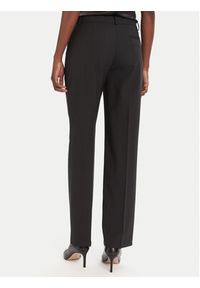 BOSS Spodnie materiałowe Tilda9 50546613 Czarny Straight Fit. Kolor: czarny. Materiał: wełna #4