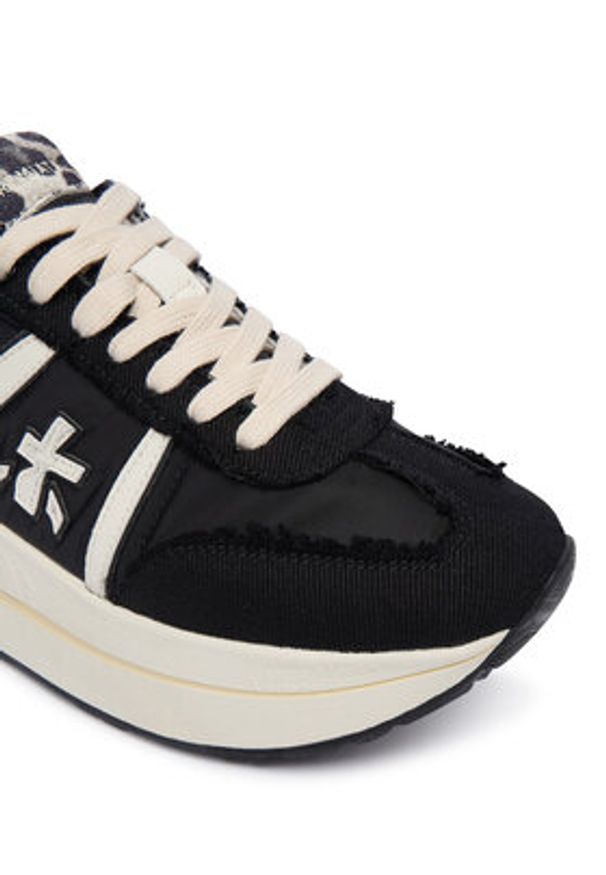 Premiata Sneakersy Bethcoin Var 8150 Czarny. Kolor: czarny. Materiał: skóra