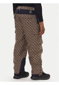 Guess Spodnie narciarskie M5BB77 WF182 Brązowy Regular Fit. Kolor: brązowy. Materiał: syntetyk. Sport: narciarstwo