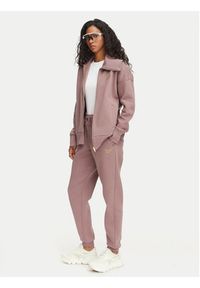 Reebok Spodnie dresowe Zana RK25690CC Brązowy Regular Fit. Kolor: brązowy. Materiał: syntetyk #4