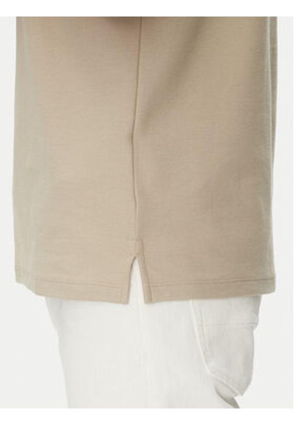 Calvin Klein Polo LV04LC239G Beżowy Regular Fit. Typ kołnierza: polo. Kolor: beżowy. Materiał: bawełna