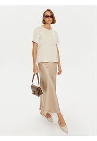 Weekend Max Mara Bluzka Gilbert 2425946051650 Beżowy Oversize. Kolor: beżowy. Materiał: syntetyk