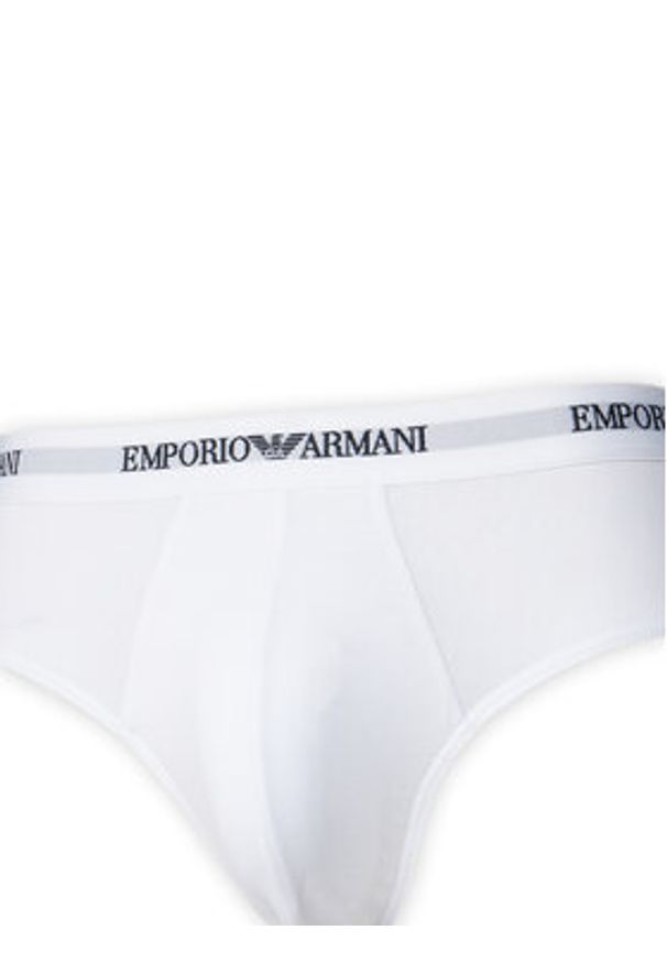 Emporio Armani Underwear Komplet 3 par slipów EM000258 AF14132 M0066 Biały. Kolor: biały. Materiał: bawełna