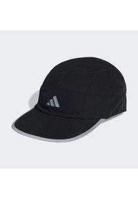 Adidas - Running Packable HEAT.RDY X-City Cap. Kolor: czarny, szary, wielokolorowy. Materiał: materiał. Styl: sportowy