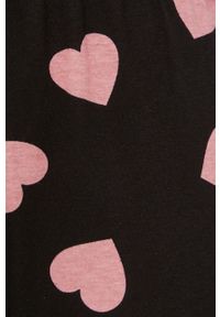 Answear Lab piżama damska kolor czarny. Kolor: czarny. Materiał: dzianina. Długość: krótkie #2