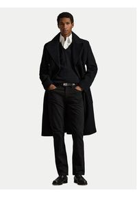 Polo Ralph Lauren Sweter Ls Sf Vn Pp 710670789003 Czarny Regular Fit. Typ kołnierza: polo. Kolor: czarny. Materiał: bawełna #2