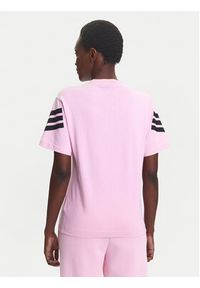 Adidas - adidas T-Shirt Future Icons 3-Stripes JE0240 Różowy Regular Fit. Kolor: różowy. Materiał: bawełna