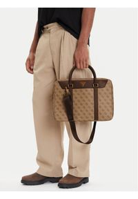 Guess Torba na laptopa Vezzola Smart HMEVZL P3138 Beżowy. Kolor: beżowy. Materiał: skóra #1