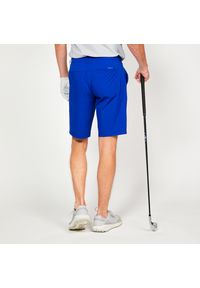 INESIS - Spodenki do golfa męskie Inesis WW500. Kolor: niebieski. Materiał: materiał, poliamid, poliester, elastan. Sport: golf