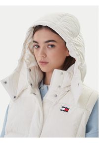Tommy Jeans Bezrękawnik Tjw Alaska Grid Down Vest DW0DW21627 Écru Regular Fit. Kolor: kremowy. Materiał: syntetyk. Długość rękawa: bez rękawów #4