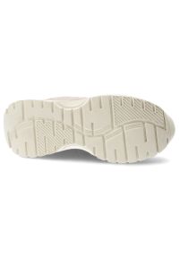 Sneakersy damskie Vinceza, cholewka z połączenia skóry naturalnej i zamszowej klasyczne wiązanie oraz praktyczny zamek boczny, beżowe, 39970. Zapięcie: zamek. Kolor: beżowy. Materiał: zamsz, skóra. Szerokość cholewki: normalna #7