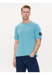 Calvin Klein Jeans T-Shirt J30J323484 Niebieski Regular Fit. Kolor: niebieski. Materiał: bawełna #1