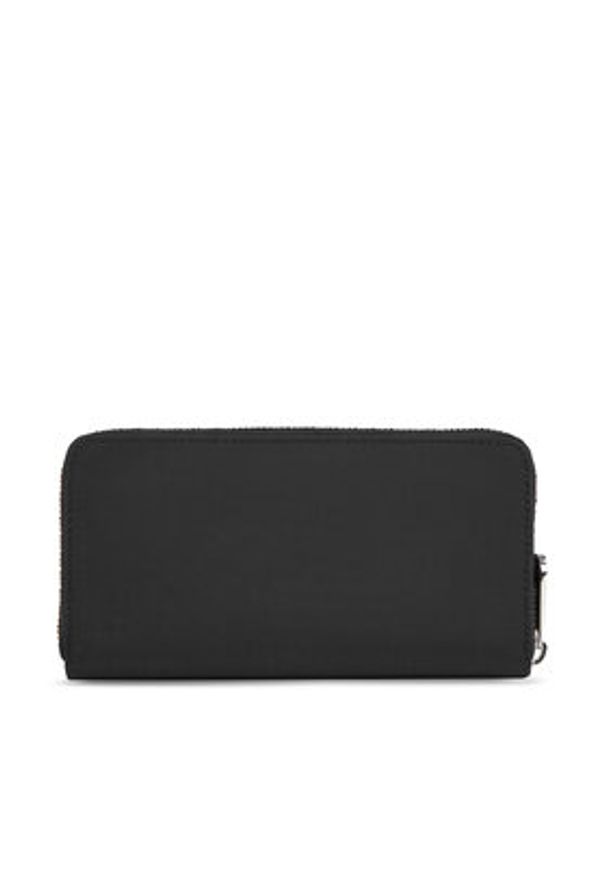 TOMMY HILFIGER - Tommy Hilfiger Duży Portfel Damski Poppy Th Large Za AW0AW15642 Czarny. Kolor: czarny. Materiał: materiał