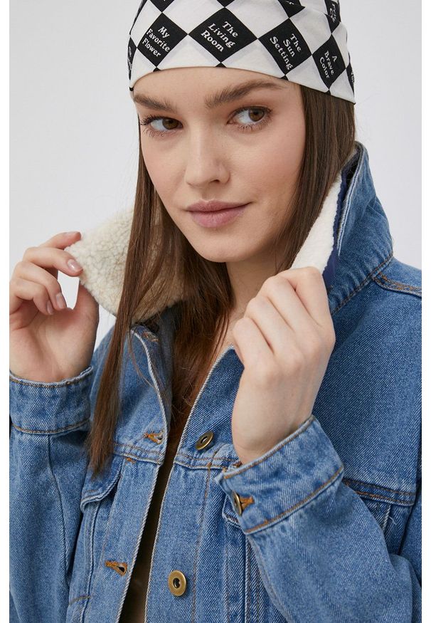 Brave Soul kurtka jeansowa damska przejściowa. Okazja: na co dzień. Kolor: niebieski. Materiał: jeans. Styl: casual