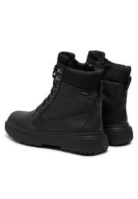 Geox Trapery D46XMB 08511 C9999 Czarny. Kolor: czarny. Materiał: skóra #2