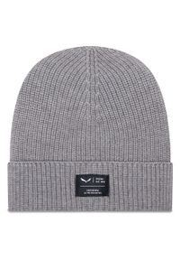 Czapka Salewa Puez Beanie 27324 Bungee Cord 7950. Kolor: szary. Materiał: poliester, materiał #1