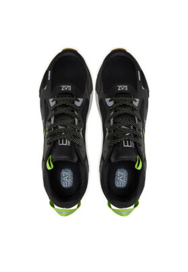 EA7 Emporio Armani Sneakersy X8X156 XK360 N544 Czarny. Kolor: czarny. Materiał: materiał