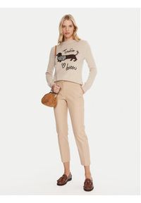 Weekend Max Mara Spodnie materiałowe Vite 2415131031 Beżowy Regular Fit. Kolor: beżowy. Materiał: bawełna #5