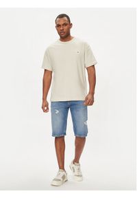 Tommy Jeans T-Shirt DM0DM18872 Beżowy Regular Fit. Kolor: beżowy. Materiał: bawełna #3