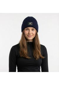 Zimowa czapka jeździecka GALOP WEAR 100% wełna merino. Kolor: niebieski. Materiał: wełna. Sezon: zima. Styl: klasyczny, casual, sportowy #1