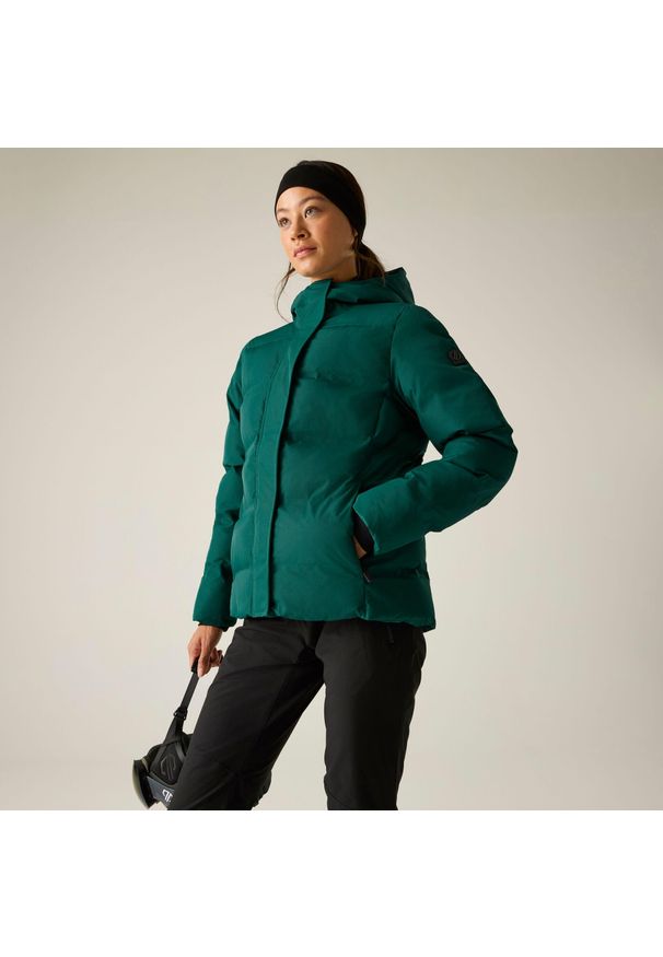 DARE 2B - Kurtka damska zimowa Entrusted Dare 2b. Kolor: zielony. Materiał: materiał. Sezon: zima. Sport: turystyka piesza