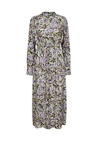 Selected Femme Sukienka koszulowa Katrin 16088077 Kolorowy Regular Fit. Materiał: wiskoza. Wzór: kolorowy. Typ sukienki: koszulowe #5