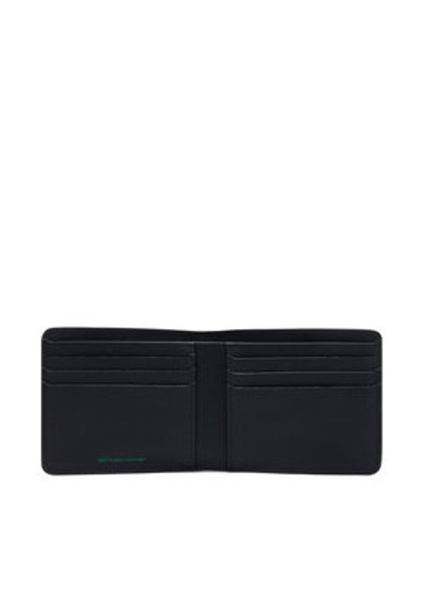 Tommy Jeans Duży Portfel Męski Tjm Heritage Leather Cc Wallet AM0AM13371 Czarny. Kolor: czarny. Materiał: skóra