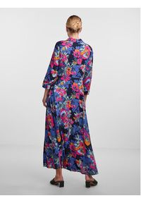 YAS Sukienka koszulowa Savanna 26022663 Kolorowy Loose Fit. Materiał: wiskoza. Wzór: kolorowy. Typ sukienki: koszulowe #3