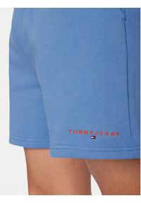 Tommy Jeans Szorty sportowe DM0DM22697 Niebieski Regular Fit. Kolor: niebieski. Materiał: bawełna. Styl: sportowy #4