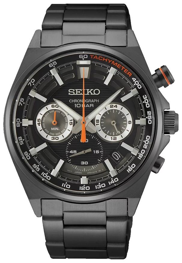 Seiko - Zegarek Męski SEIKO Quartz 100m Chronograph SSB399P1. Styl: sportowy