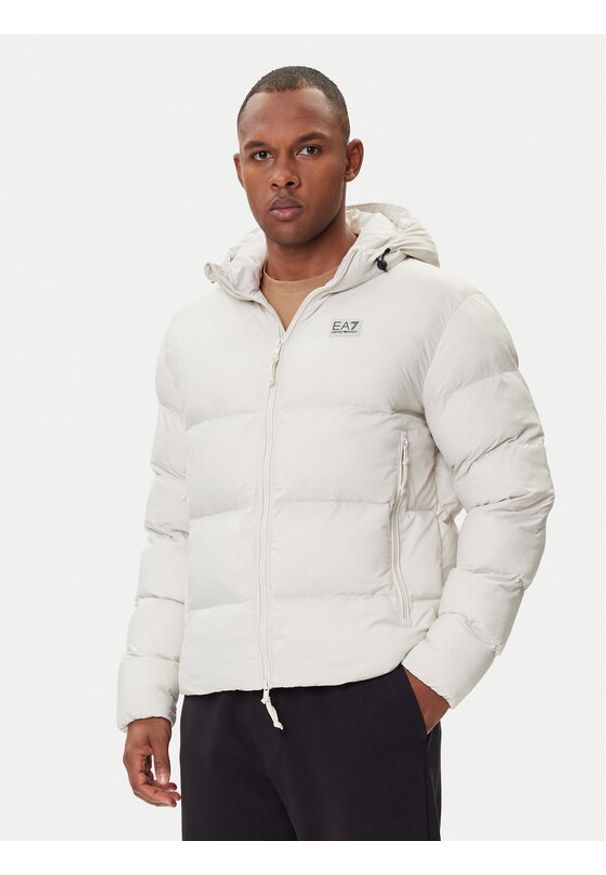 EA7 Emporio Armani Kurtka zimowa 7M000694 AF15956 U1112 Beżowy Regular Fit. Kolor: beżowy. Materiał: syntetyk. Sezon: zima