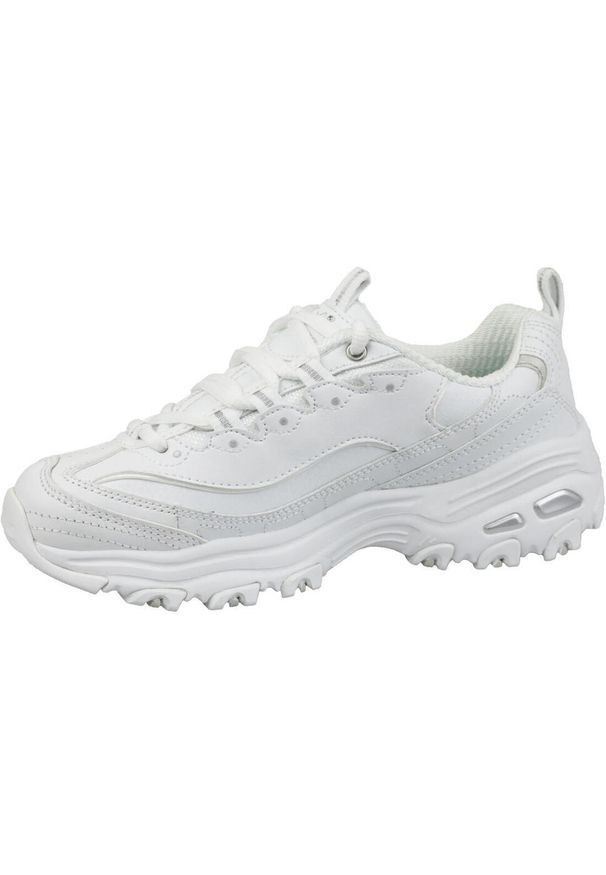 skechers - Tenisówki Skechers Model Dlites - Fresh Start Kolor Biały. Kolor: biały. Materiał: skóra ekologiczna, materiał. Sport: turystyka piesza
