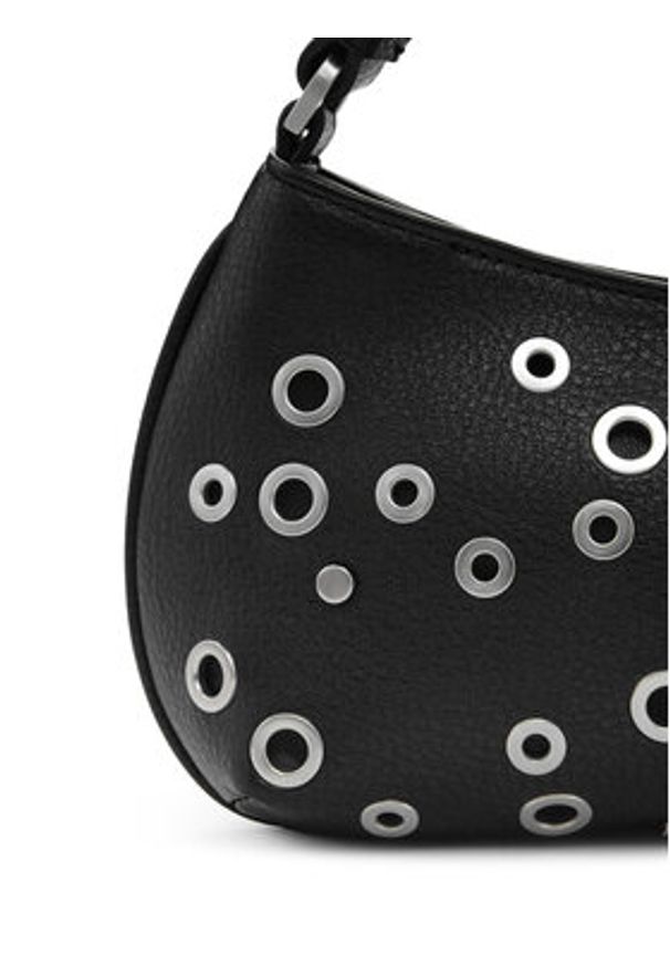 Desigual Torebka Rebel Alsacia 25SAXP70 Czarny. Kolor: czarny. Materiał: skórzane
