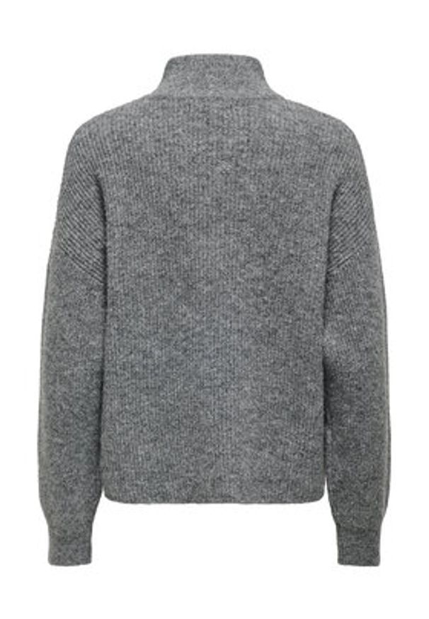 only - ONLY Sweter Tokyo 15317865 Szary Standard Fit. Kolor: szary. Materiał: syntetyk